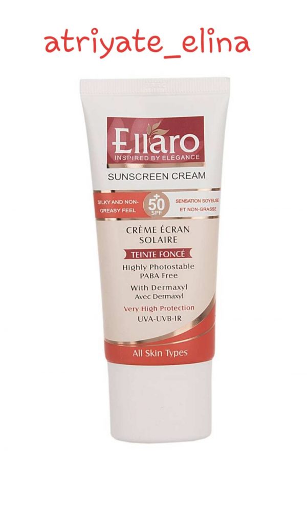 Ellaro-کرم ضد آفتاب الارو انواع پوست +SPF 50